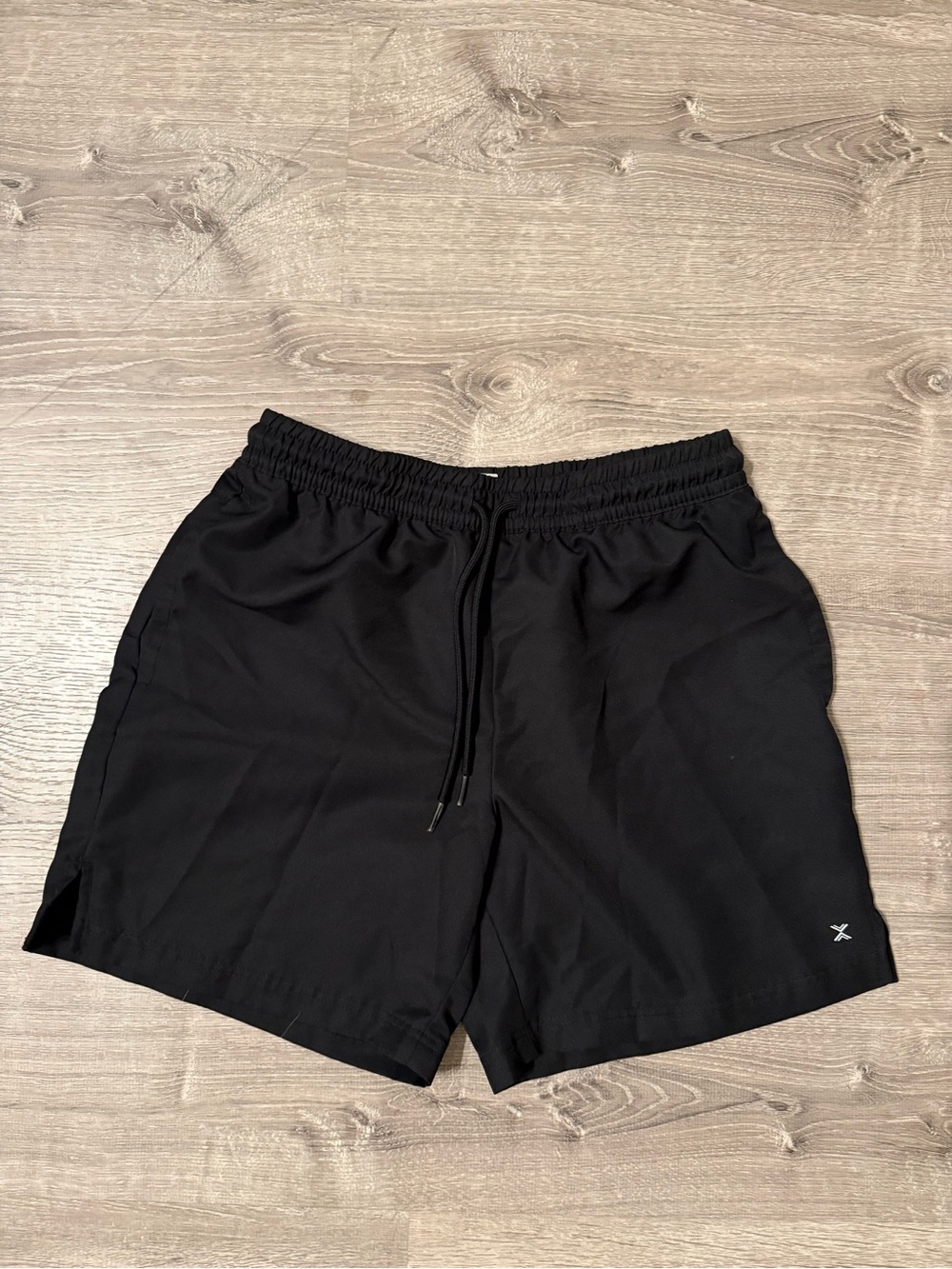 Xersion Black Men's Athletic Shorts with Drawstring